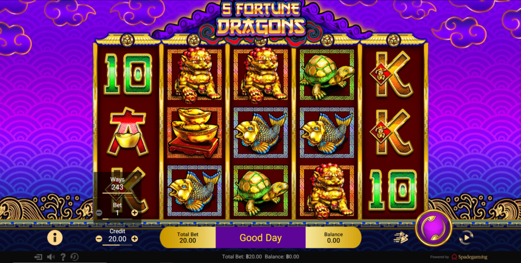 เกมส์สล็อต 5 Fortune Dragons