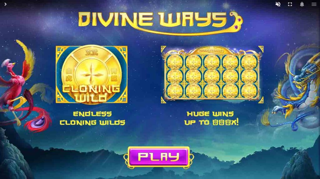 สัญลักษณ์เกมสล็อต Divine Ways