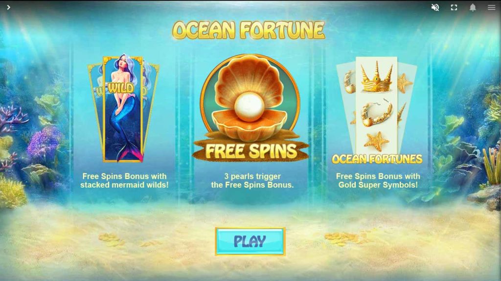สัญลักษณ์เกมสล็อต Ocean Fortune